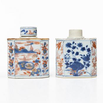 Tedosor, 2 st, porslin, Kina, Qingdynastin, 1700-tal.