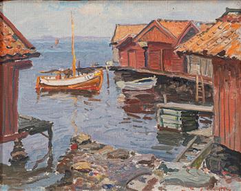 Oscar Hullgren, "Skepparhamn, Käringön".