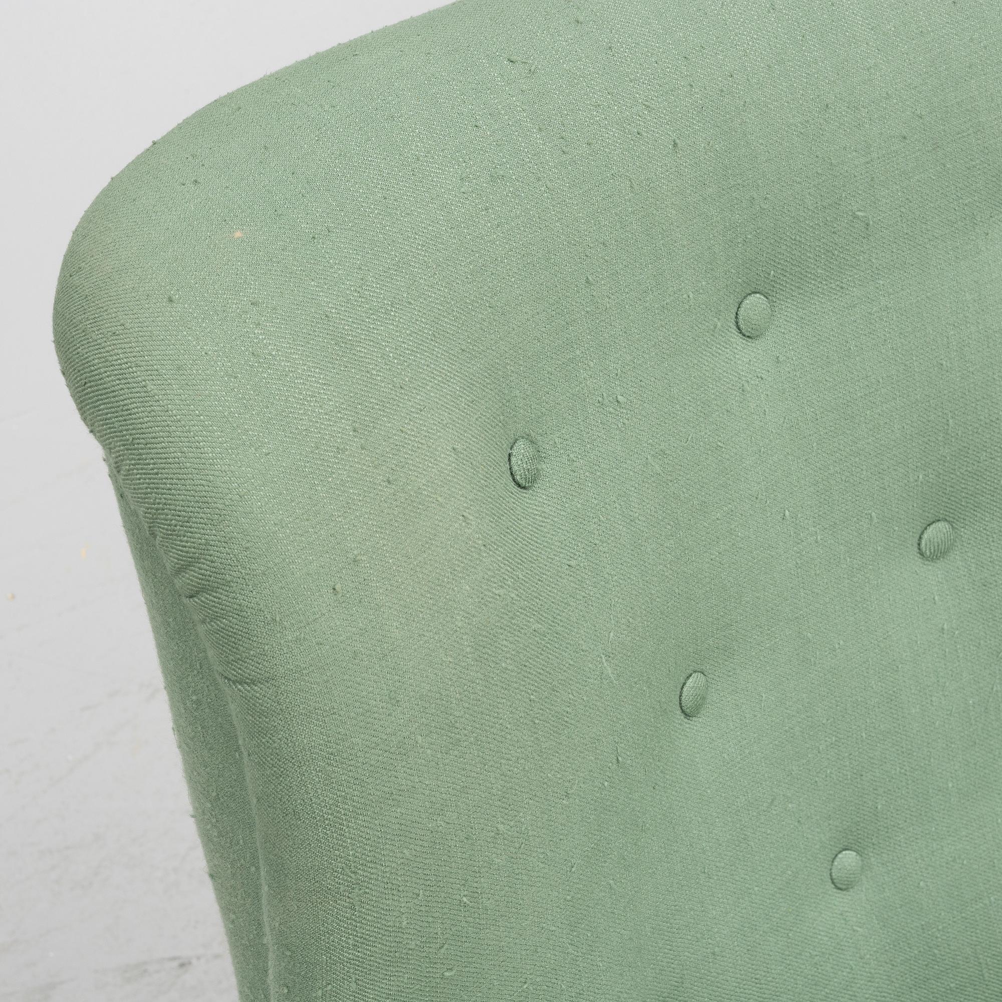 Josef Frank, a model 336 armchair, Firma Svenskt Tenn, Sweden.