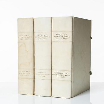 Three books, the standard reference works on Swedish silver, Hernmarck et al., Stockholm 1941-45.