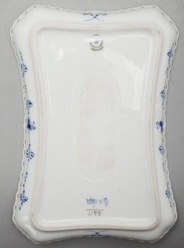 SERVISPORSLIN, 15 del, Musselmalet, Royal Copenhagen, bla helblond.