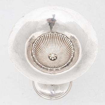Footed bowl, silver, 20th century.