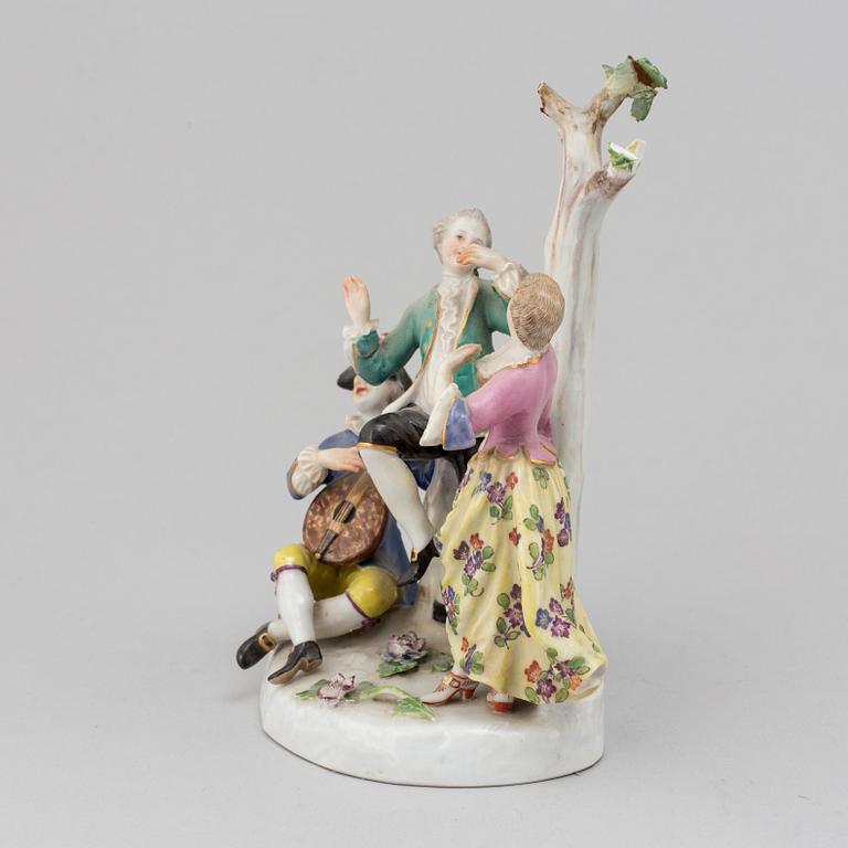 A Meissen figure group, early 20th century.