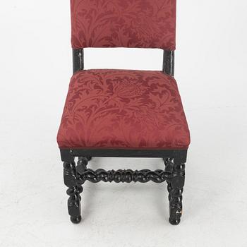 Stol, Sverige, omkring år 1700, Barock.