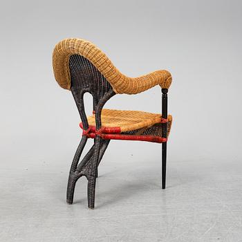 BOREK SIPEK, an armchair KARMSTOL, "Libra / Prokok" for Driade, designed in 1988.