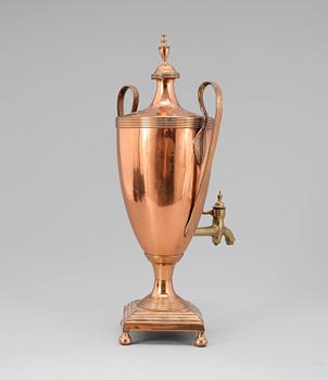 SAMOVAR, koppar, 1800-tal.