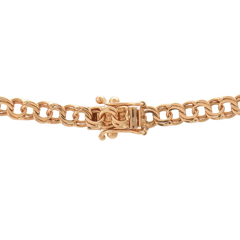Halsband doserad Bismarck 18K guld.