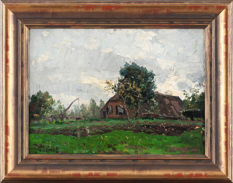 CAREL LODEWIJK DAKE II, olja på duk, signerad.