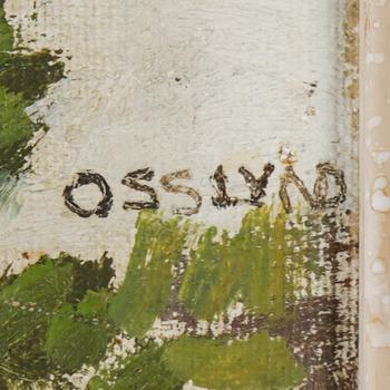 HELMER OSSLUND, olja på duk, signerad.