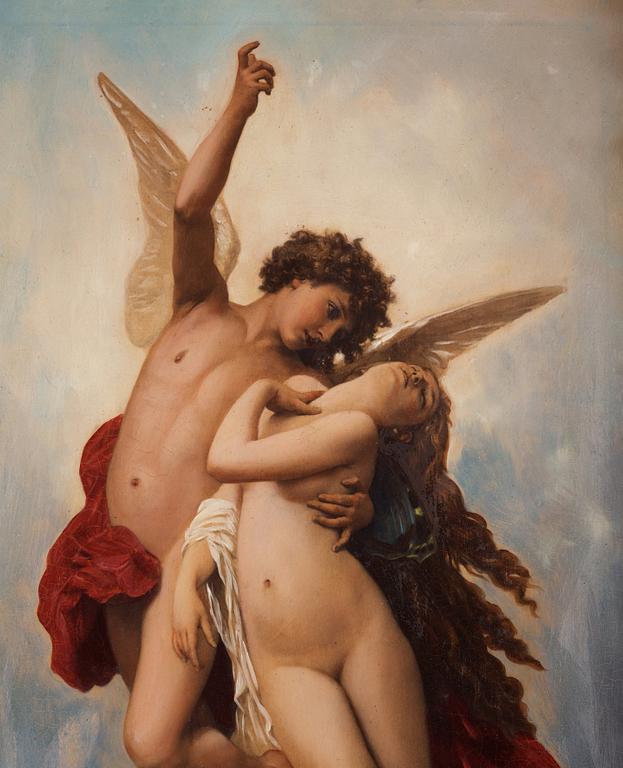 William Adolphe Bouguereau Attributed to, Cupid and Psyche.