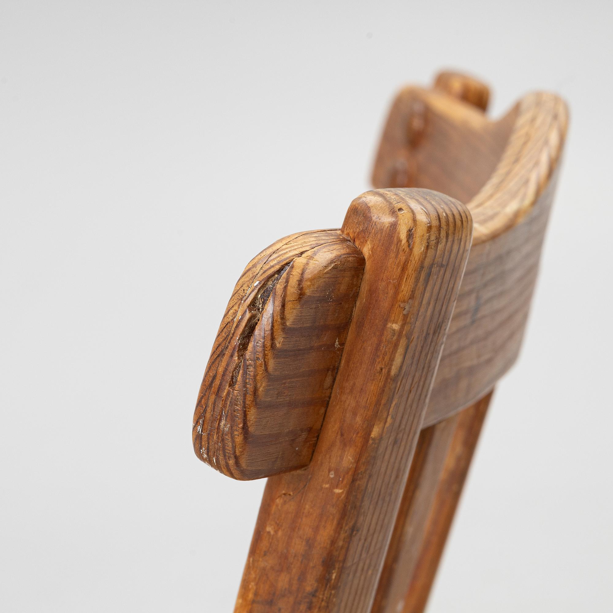Chairs, a pair, "Hytte", Nordiska Kompaniet, 1940s.