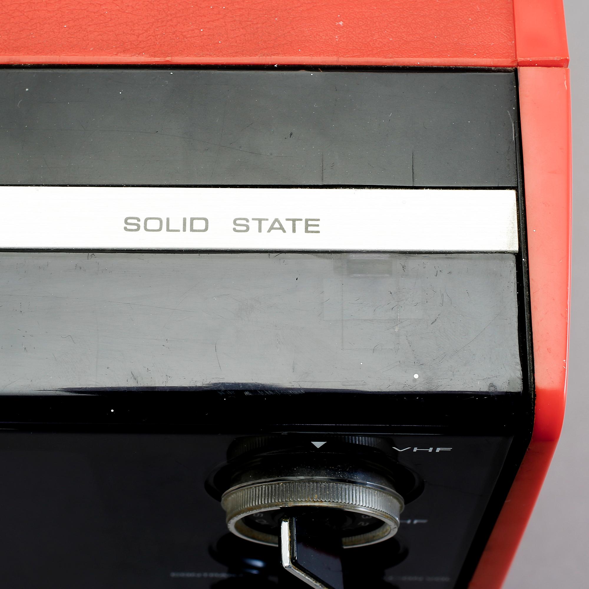 TV, Toshiba, Modell 12SS, 1970-tal.