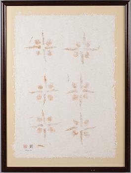 OKÄND KONSTNÄR, 3 st, blandteknik, sannolikt Kina, 1900-tal.