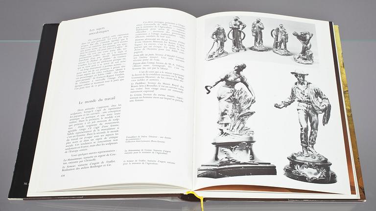 BÖCKER, 3 st, konsthantverk/konst, 1970-tal.