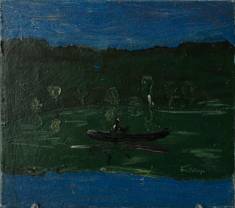 ÅKE PALLARP, olja på duk. Signerad.