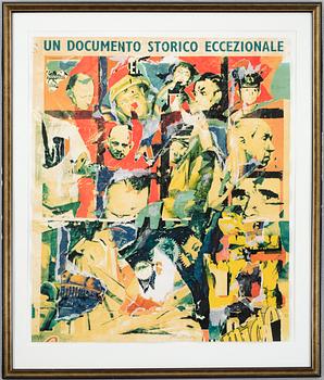 Mimmo Rotella · MIMMO ROTELLA, Serigrafi/collage, signerad o numrerad 55/80