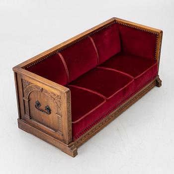 Sofa, Art Nouveau, first half of the 20th century.