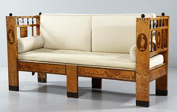 SOFFA, biedermeier, 1800-talets första hälft.