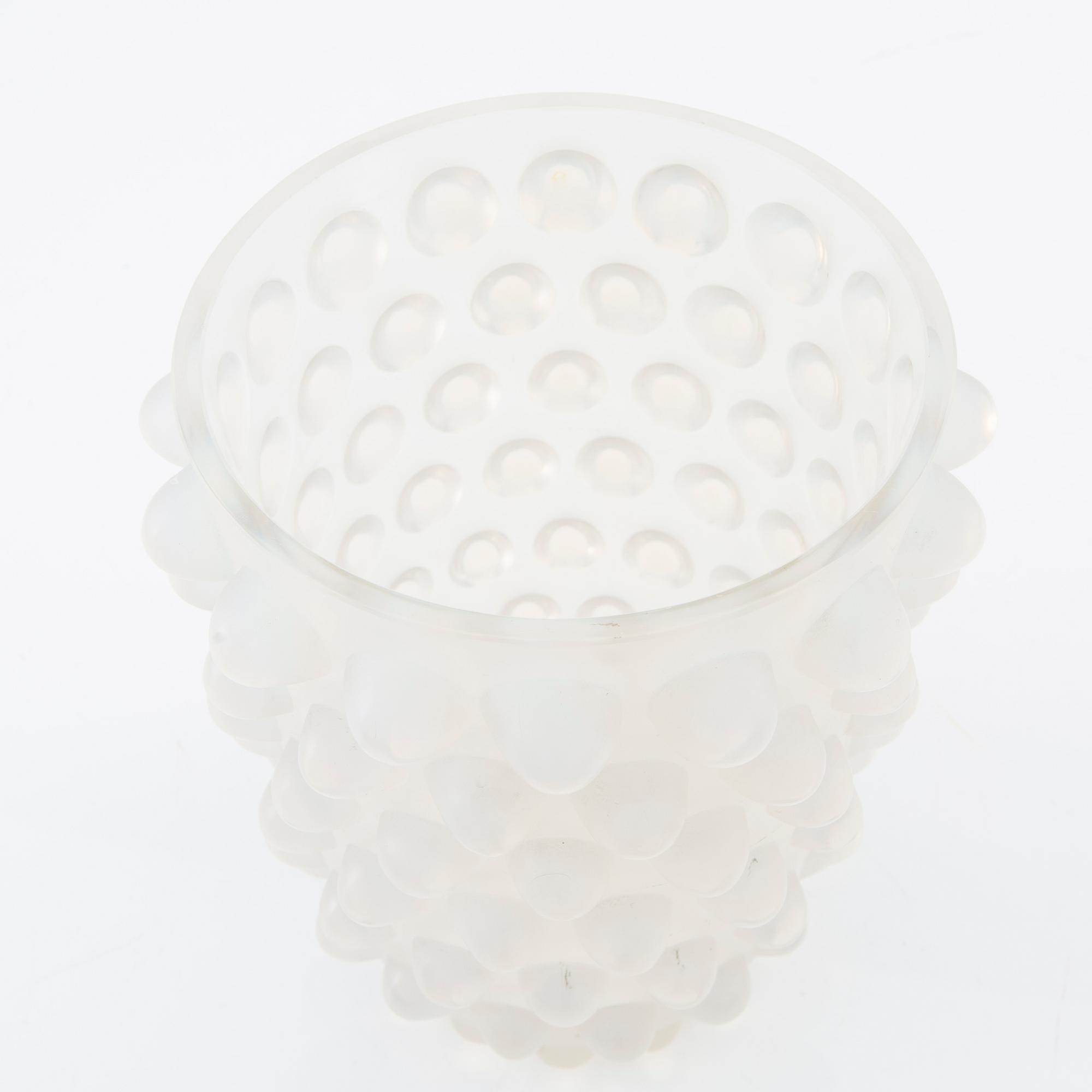 Vas "Mossi " Lalique Frankrike 1900-talets andra hälft glas.