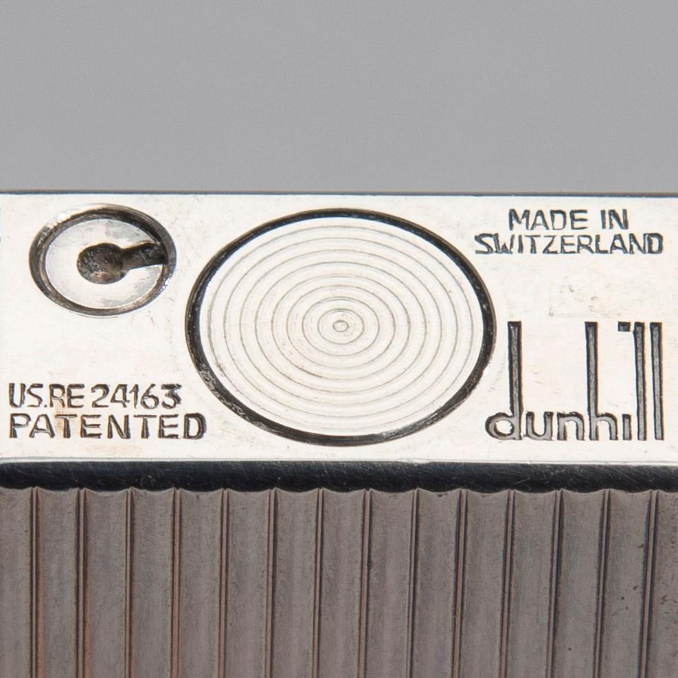 TÄNDARE, Dunhill, vitmetall.