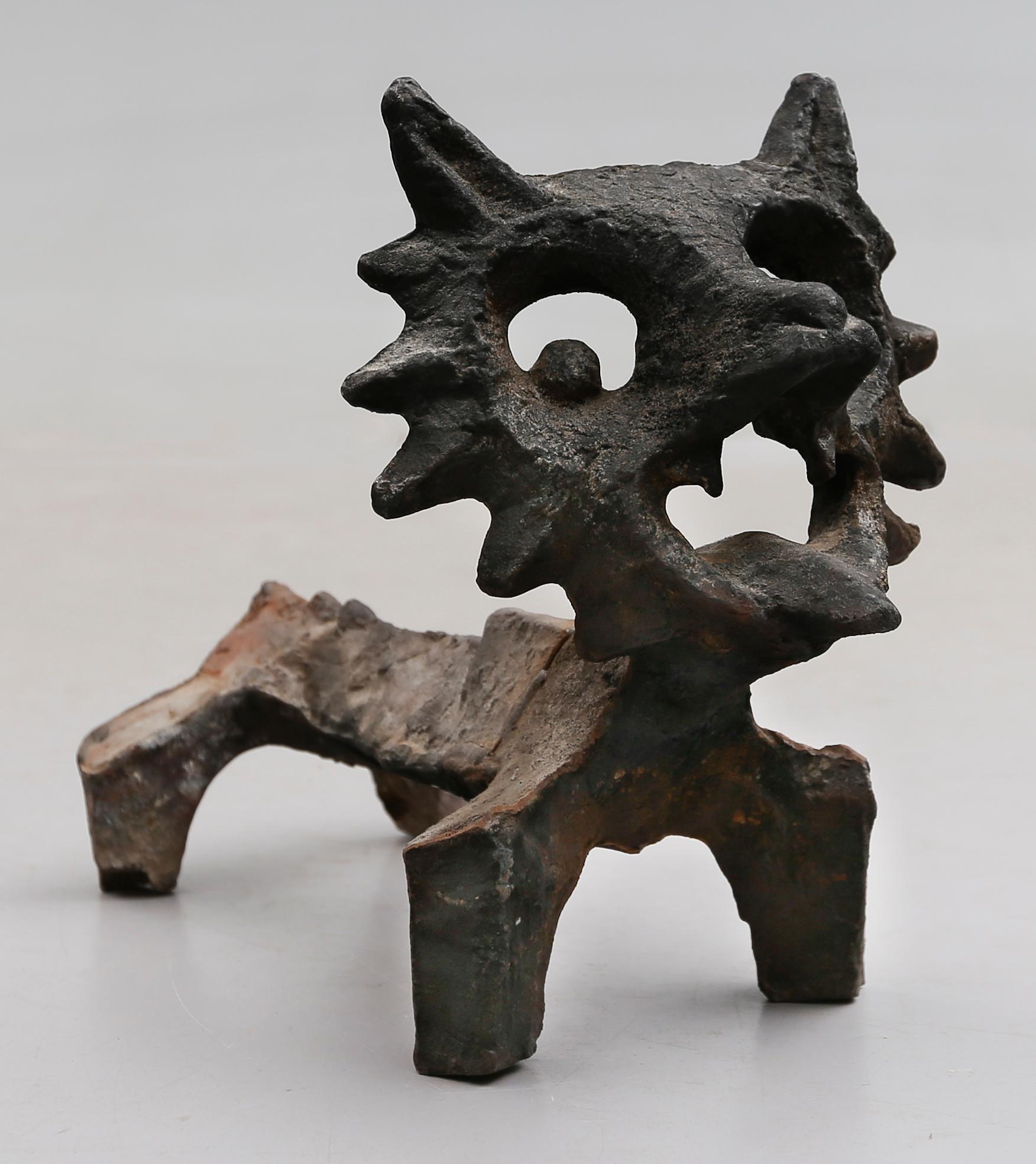 ELDHUND, gjutjärn, "Räven", Olle Hermansson, Husqvarna, 1960-tal.