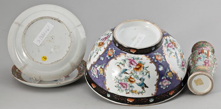 PARTI PORSLIN, 4 delar, porslin, Kina. 1800/1900-tal.