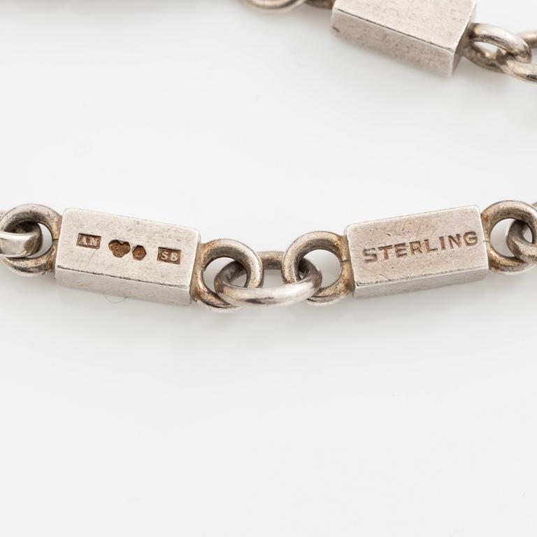 Wiwen Nilsson, bracelet, silver, stick links.