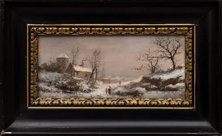 CHARLOTTE PIEPENHAGEN, oil on board. Unsigned.