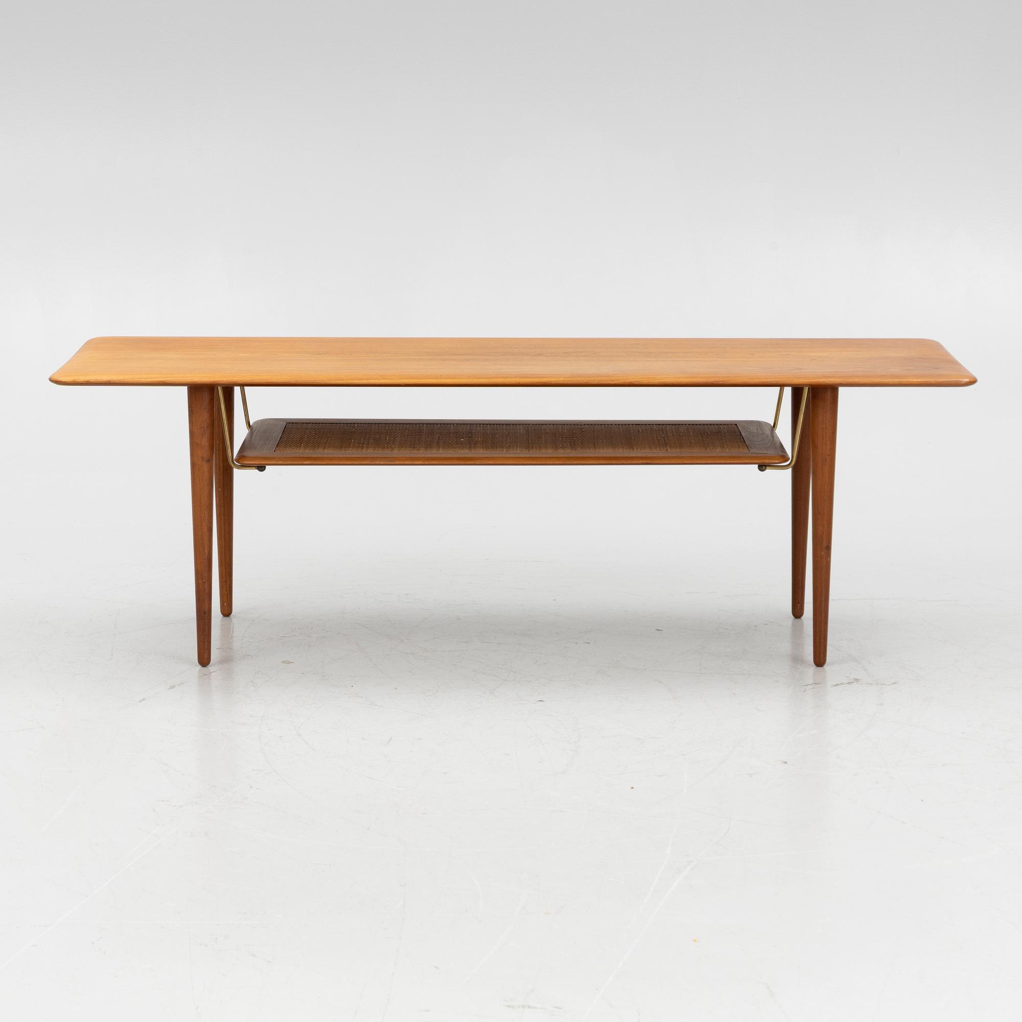 Peter Hvidt & Orla Mølgaard Nielsen, soffbord, "Minerva", France & Son, Danmark, 1950/60-tal.