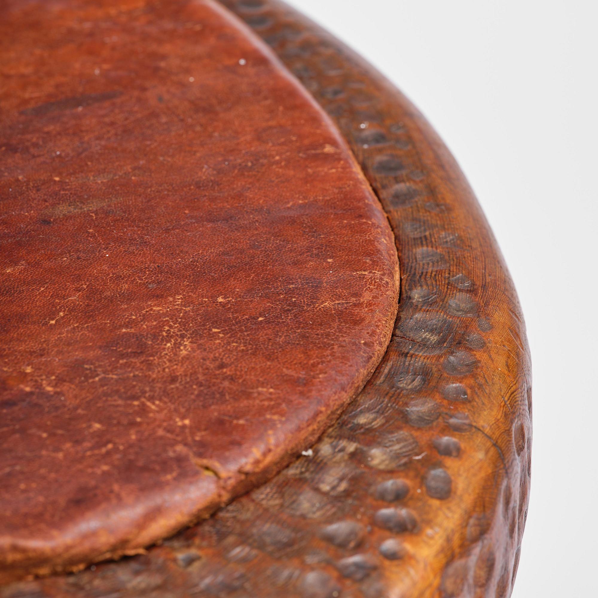 Knut Fjaestad, stabbestol, jugend, Sverige, 1915.