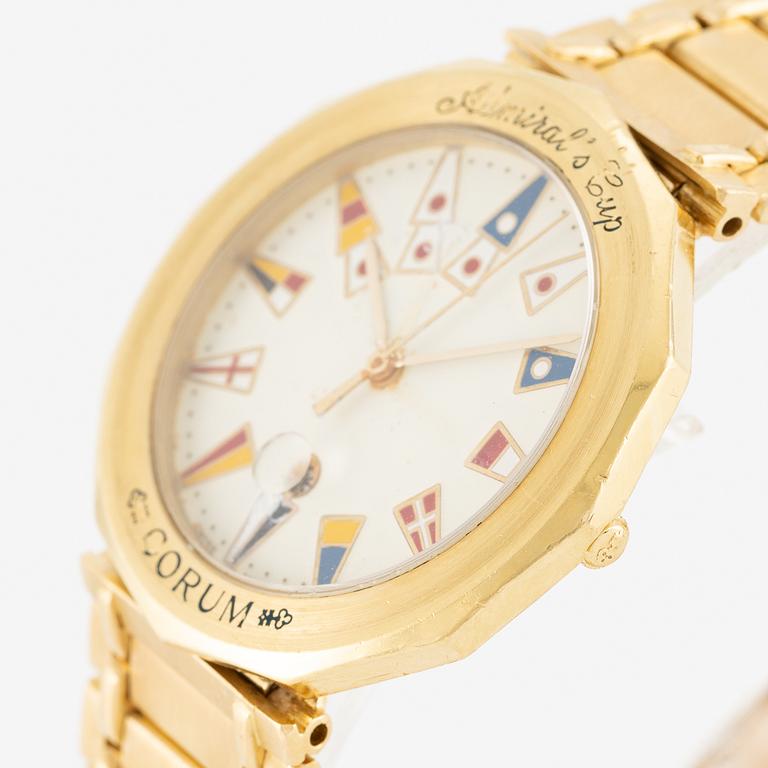 Corum, Admiral’s Cup, wristwatch, 34 mm.