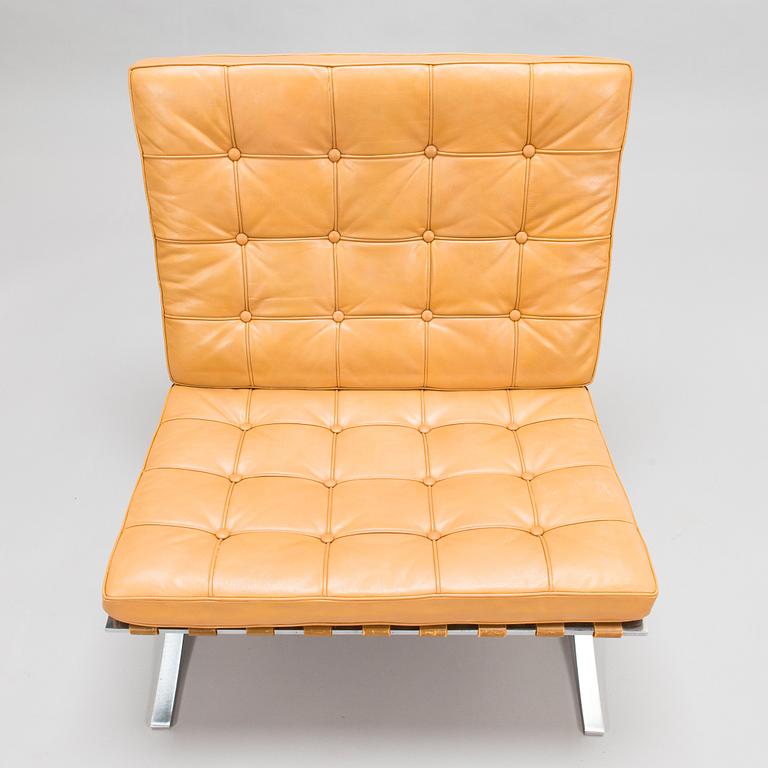 Ludwig Mies van der Rohe, a 'Barcelona' chair for Knoll.
