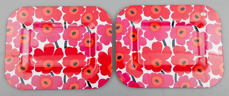 BRICKOR, 18 st, plast, mönster "Unikko", Marimekko, Zak design.