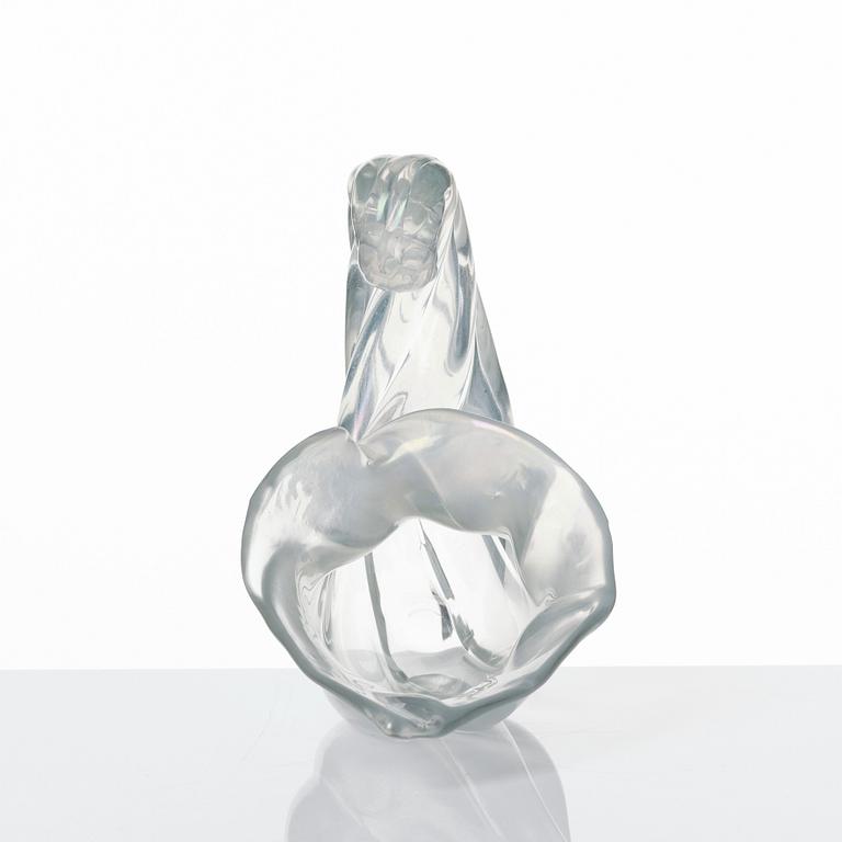 Fulvio Bianconi, an iridescent glass 'Cornucopia', Venini, Murano, Italy 1950s, model 4257.