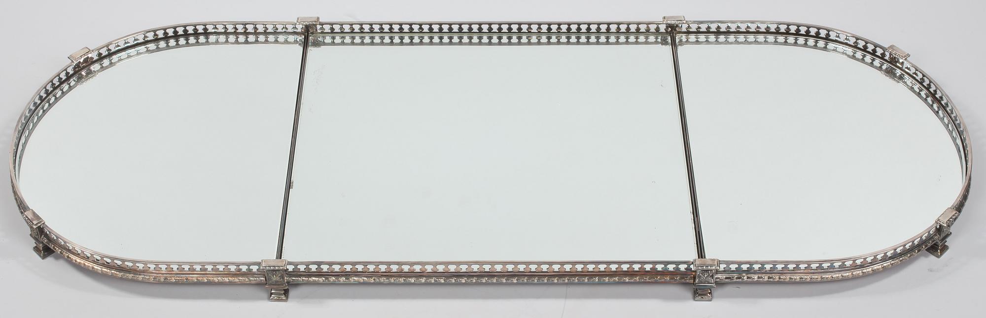 BORDSPLATEAU, nysilver, tidigt 1900-tal.
