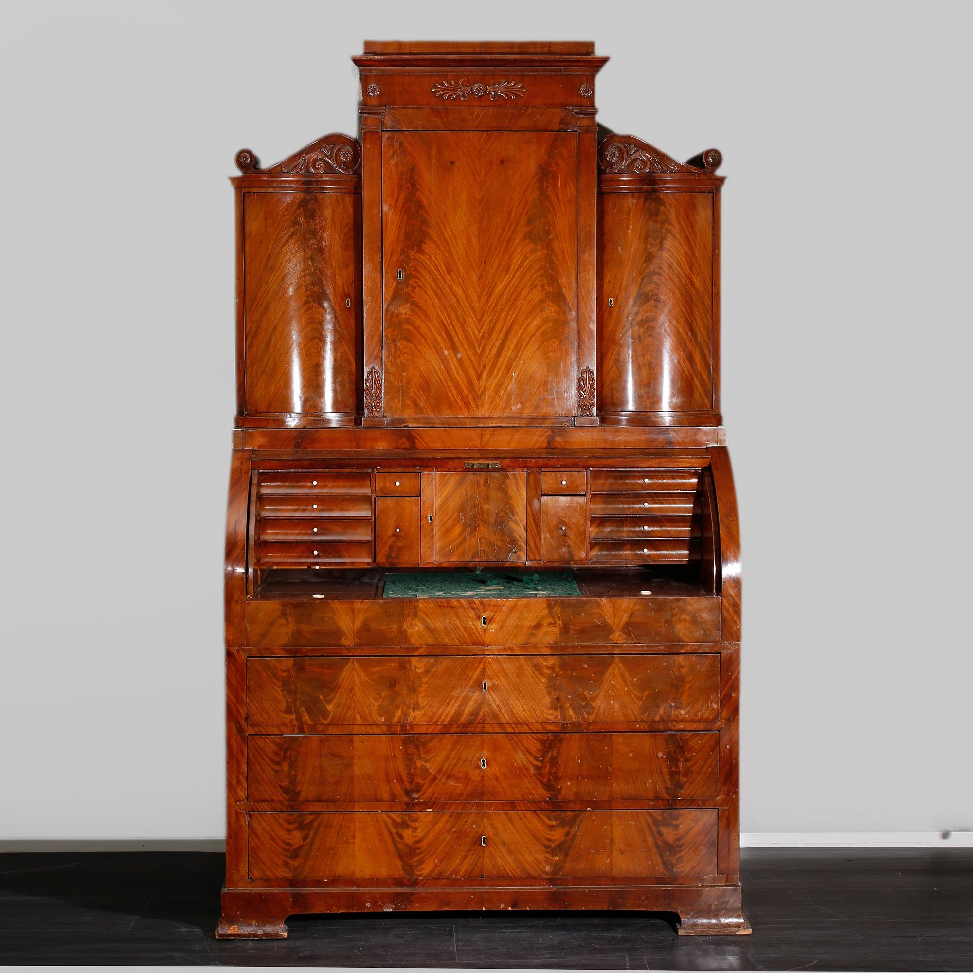 SKRIVSKÅP, Tyskland, 1800-talets första hälft.