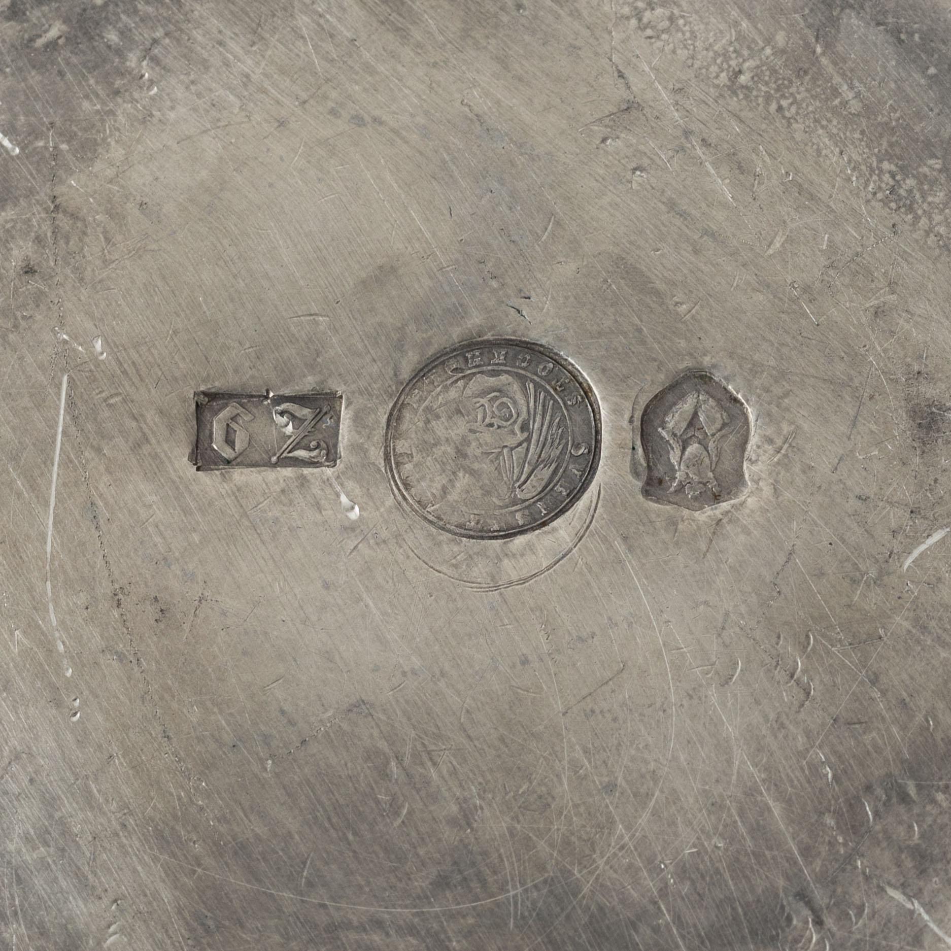 Anna Petrus, a pewter vase, 'Janushuvud', Firma Svenskt Tenn, Stockholm 1974.