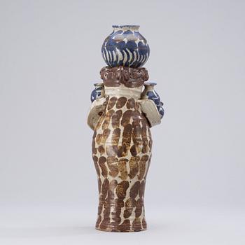 A unique Lisa Larson stoneware sculpture, Gustavsberg Studio 1973.