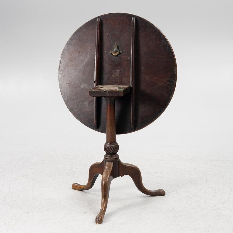 A tilt top table, 19th centiury.