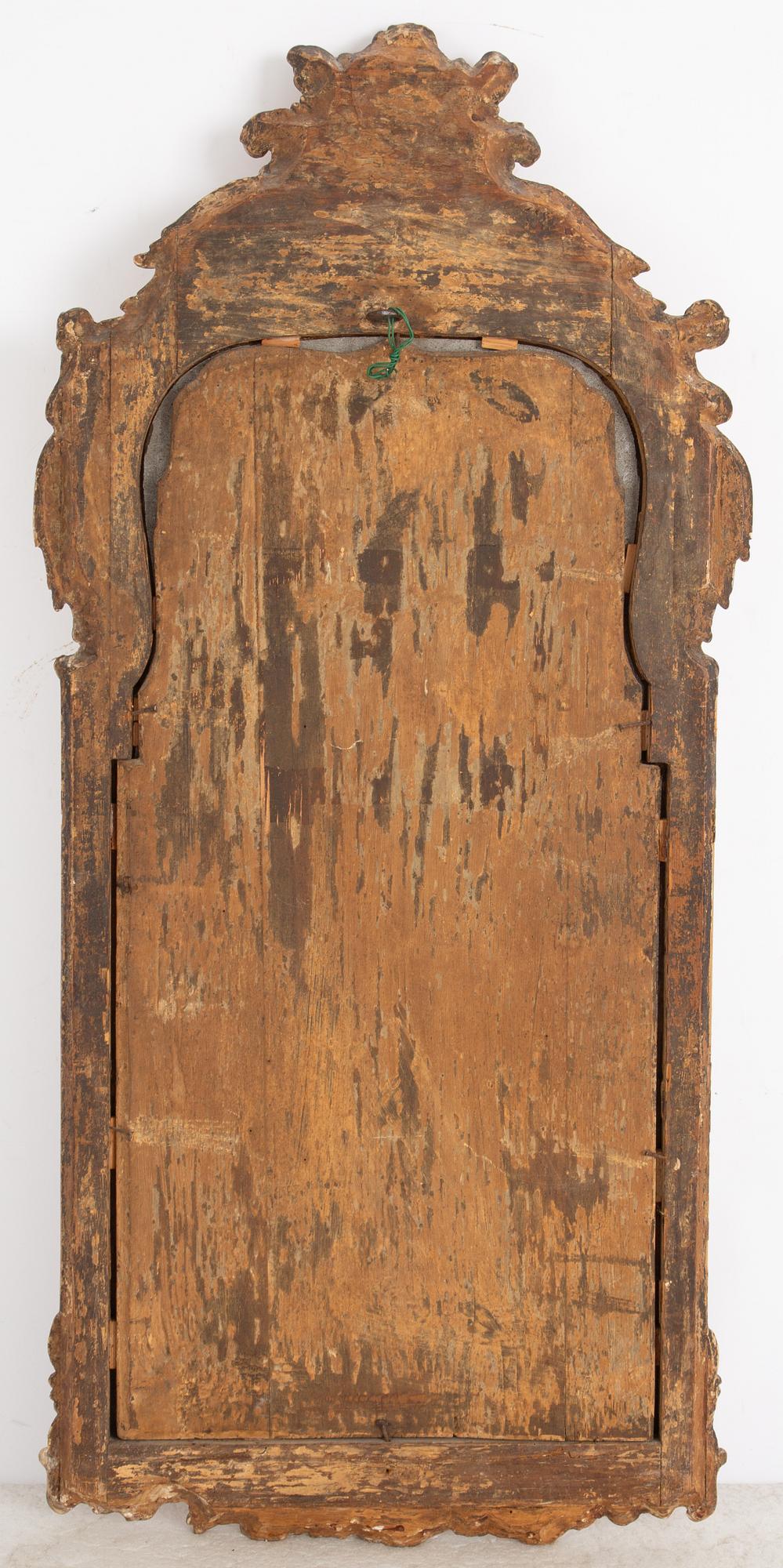 A rococo mirror, second half of the 18th century.