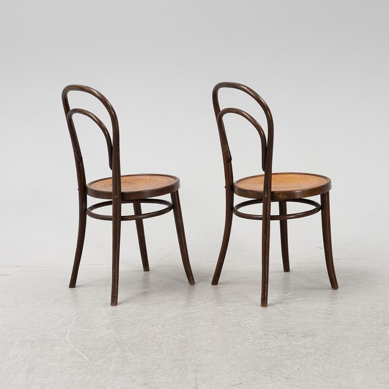 Stolar, 6 st, Thonet-typ, Rumänien, 1900-tal.