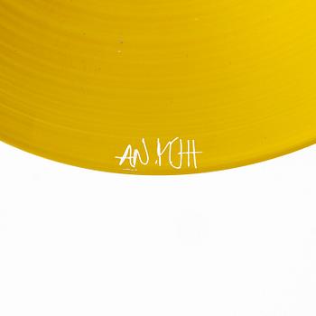 Anne Nilsson, a set of six 'Clown' cocktail glasses, Orrefors.