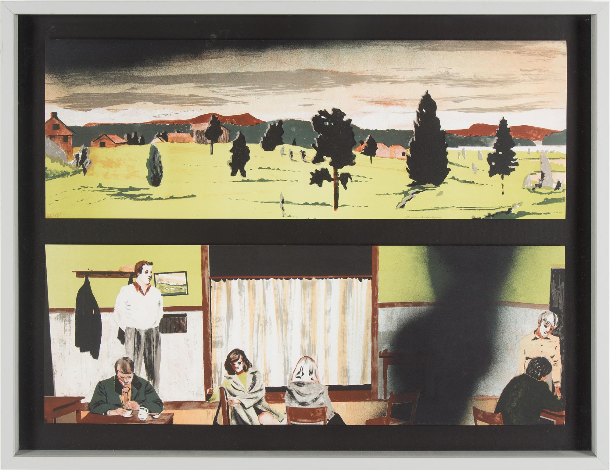 KARIN MAMMA ANDERSSON, colour lithograph, signed and numbered 131/150.