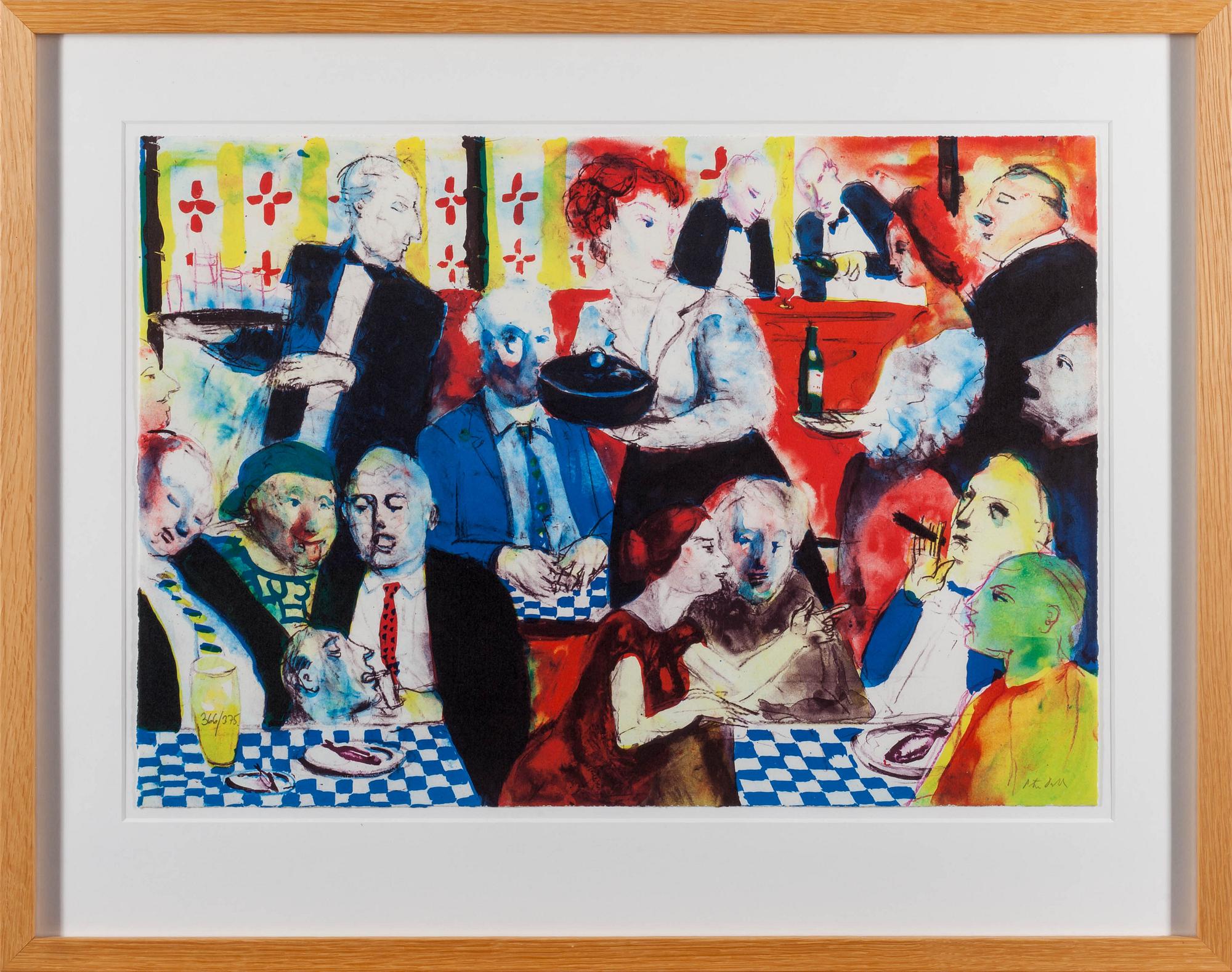 PETER DAHL, färglitografi, signerad och numrerad 366/375.