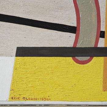 Erik Olson, "Svart, gult och vitt" (black, yellow and white).
