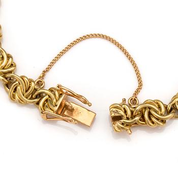 a Swedish gold bracelet made in 1963.