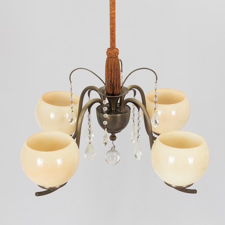 A 1930s model 326/4 ceiling lamp by Taidetakomo Antti Hakkarainen.