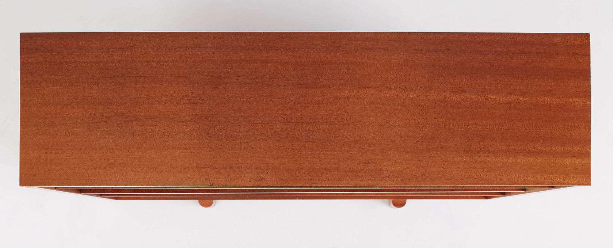 Josef Frank, a mahogany bookcase, Firma Svenskt Tenn, mid-20th century.