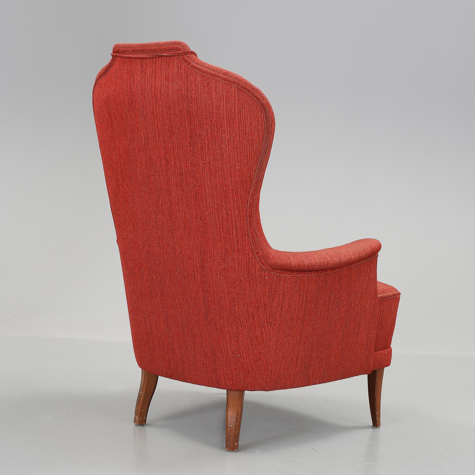 FÅTÖLJ, "Farmor", Carl Malmsten, 1900-talets andra hälft.