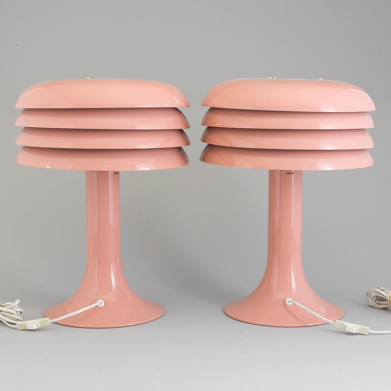 A pair of table light by Hans-Agne Jakobsson.